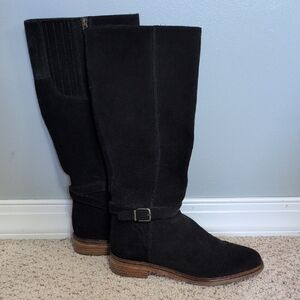 CLEARANCE!!! Clarks Clarkdale Clad Black Suede Boot, Size 7.5